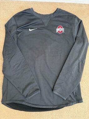 Nike Men's Long-Sleeve Crew with Ohio State Crest